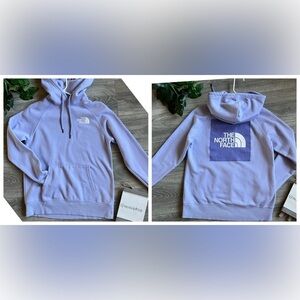 The North Face Sierra Nevada Topographical Map Pastel Purple lavender hoodie S